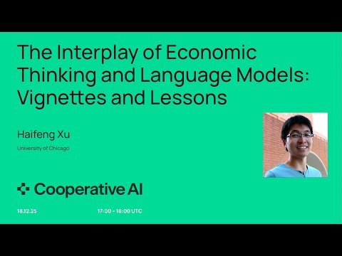 The Interplay of Economic Thinking and Language Models: Vignettes and Lessons