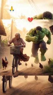 Hulk aur Dadi Maa – Taqat Aur Tajurba 💚🚲 #Hulk #DadiMaa #DesiReel #ViralReels ,