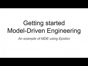 Getting started in Model-Driven Engineering