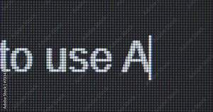 Screen search bar text typing: how to use AI