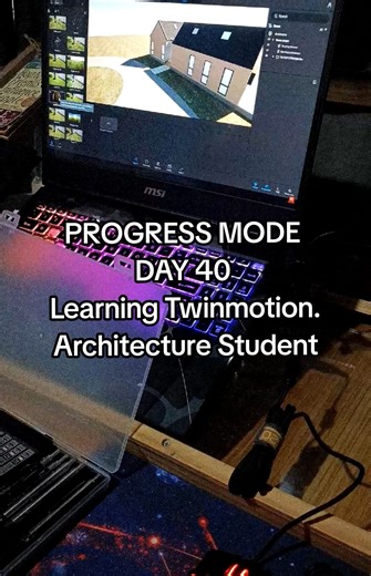 Learning how to present designs through visualization. #progressmode #progress #architecture #studentlife #disciplined #SelfImprovement