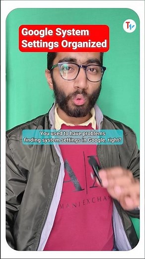 Google System Setting Update