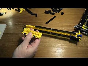 Building Lego Technic Mobile Crane SET 42108 PART 5 4K