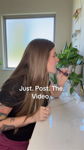 It seems scary at first & I think it’ll feel intimidating for a while. But all in all, I’m so glad I started posting on social media after YEARS of thinking about it. If you’ve been debating it, this is your sign: just. post. the. video. 👏🏼👏🏼👏🏼👏🏼 #contentcreator #newcontentcreator #microinfluencer #nanoinfluencer #sahmtok