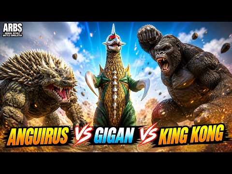 KING KONG vs 2 MONSTER GODS (INSANE END) - Animal Revolt Battle Simulator Gameplay