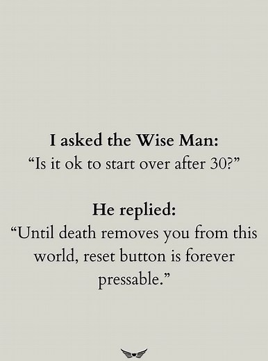 You are never too old to start all over again..... | Inspiring Contents