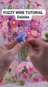 25K views · 353 reactions | Fuzzy Wire Flower Tutorial (Daisies ) #fuzzywireflower #pipecleanerflowers #tutorial #tutorialsvideos #flowers #flowermaking #daisy #reelsvideoシ #reelsviralシ #trendingreelsvideo #trendingvideo #trendingnow #viralvideo | It's all about Arts | Facebook
