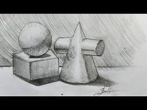 How to Draw 3D Shapes Step by Step - Easy for Beginners