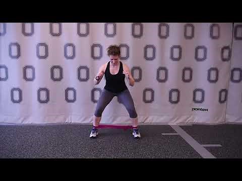 Side step stretch band exercise | Ohio State Medical Center