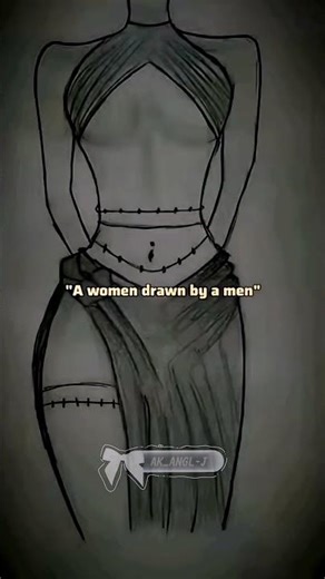 "a woman drawn by a women🙌 #aestheic #feminism #femaleempowerment #selflove #art #artwork