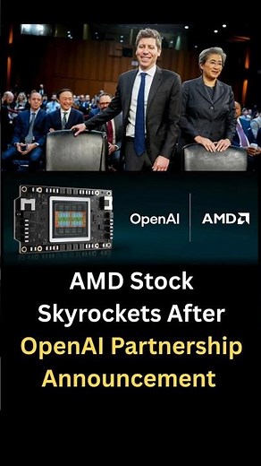 AMD Stock Skyrockets After OpenAI Partnership Announcement | AMD vs Nvidia AI Chip Battle