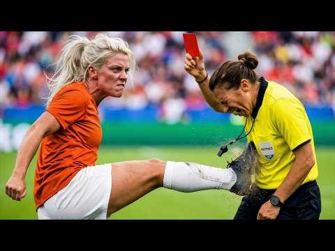 CRAZIEST Red Cards in Women's Football