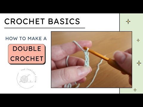 TUTORIAL - CROCHET BASICS - How to Double Crochet (UK)