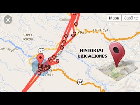 Historial de ubicaciones Gps Tracker