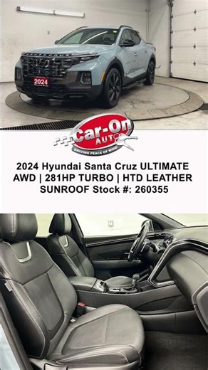 Used 2024 Hyundai Santa Cruz - Car On Auto Sales - Best Used Car Dealer in Ottawa!
