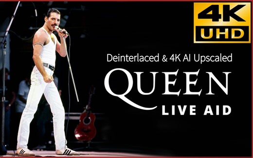 【4k修复】皇后乐队Queen-live 1985 无法超越的现场