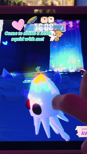 make a neon squid with me! 🦑 #adoptme #roblox #adm #makingneon #fyp