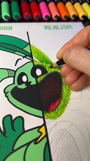 Drawing Hoppy Hopscotch🐰🥬Realism style😊