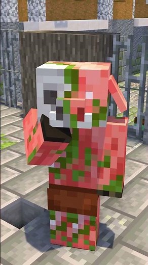 😂🫨 Zombie Piglin Front Flips, Shows Off & Hides! | Minecraft Monster School