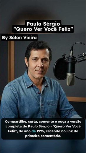 Paulo Sérgio - Quero Ver Você Feliz, from 1975.