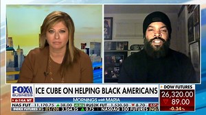 On Thursday's Mornings with Maria, actor and rapper Ice Cube continued to defend himself against attacks for working with President Trump on his "Platinum Plan" for Black Americans, telling Maria Bartiromo that he is “just willing to work with anybody that’s willing to work with me” to help the Black community. https://fxn.ws/31WrKMV | Fox Business