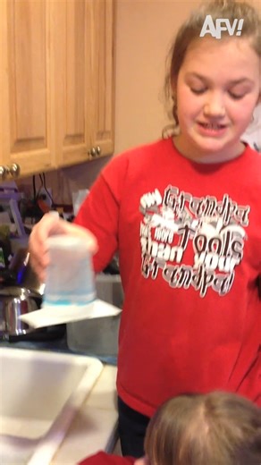 Well... the water disappeared! 🤣 | America's Funniest Home Videos