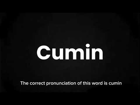 How to Pronounce Cumin Correctly | English Pronunciation Guide