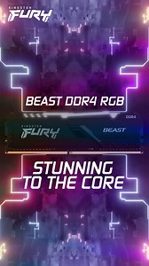 Don't settle for a basic gaming setup. Elevate your experience with the #KingstonFURY Beast DDR4 RGB and unleash your best gaming performance! 🎮💥 👉kings.tn/FURYBeastRGB #RGB #DDR4 | Kingston Technology
