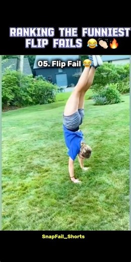 🏆 Top 5 Funniest Flip Fails 🤣 #shorts