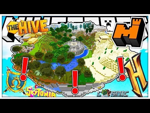 ALL MINECRAFT SERVER MINIGAMES IN A SINGLE MAP *NO MODS* | JeromeASF