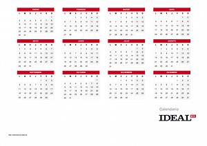 Calendario 2018 Con Festivos Espana Para Imprimir