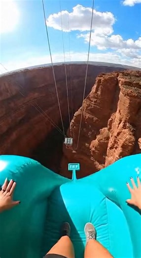 This crazy Airbag slide is Going Viral