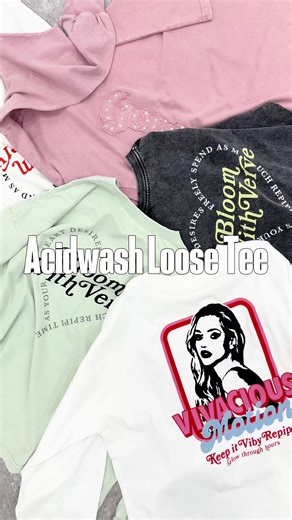 ACIDWASH LOOSE TEE #ロンt #春服 #レピピアルマリオ