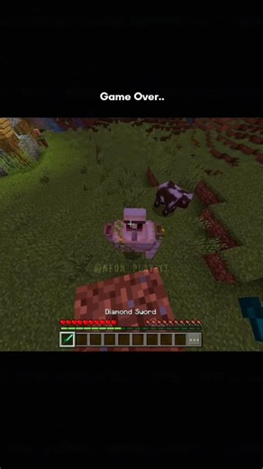 Game over || #minecraft