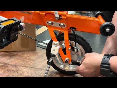 折疊車Carry me 調整鼓煞後煞車カートのキャリー·ミー ブレーキを掛けます #凱莉妹#carryme