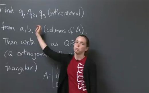 Gram-Schmidt Orthogonalization | MIT 18.06SC Linear Algebra, Fall 2011