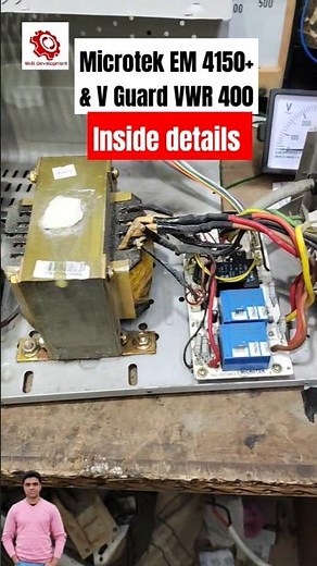 #Short|✅ Microtek EM 4150+ And V Guard VWR 400 Voltage Stabilizer For Airconditioner|Inside Review