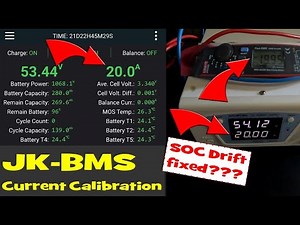 JK BMS SOC Drift - How to (not) calibrate the current sensor and will it actually help?