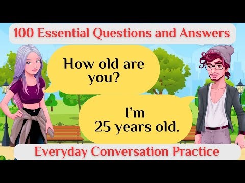 100 Essential Questions and Answers in English for Beginners | Everyday Conversation Practice