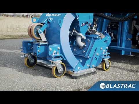 Shot blasting with the Blastrac 2-30DTM
