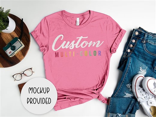 Custom T-shirts, Personalized T-shirt, Custom Shirts, Personalized Shirt, Custom Printed Shirt, Custom Unisex Shirts, Custom Logo T-shirts - Etsy