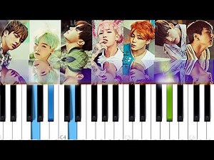BTS - Run | Piano Tutorial