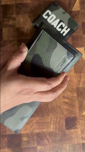 Coach 3 In 1 With Camo Print & Coach Graphic Wallet