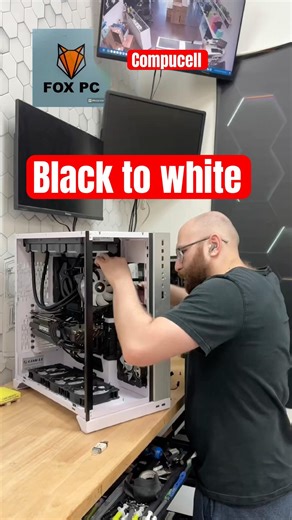 Changing the fans , Compucell/ FOX PC. #fontana #gaming #fontana #gamingpc #installtion #pc #tower