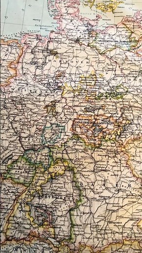 Map of The German Empire in 1916 #history #germany #geography