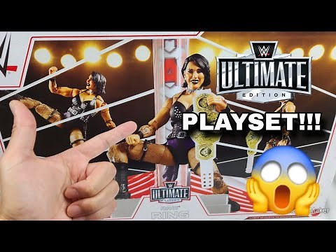 NEW ULTIMATE EDITION RAW RING PLAYSET WITH RHEA RIPLEY EXCLUSIVE FIGURE UNBOXING