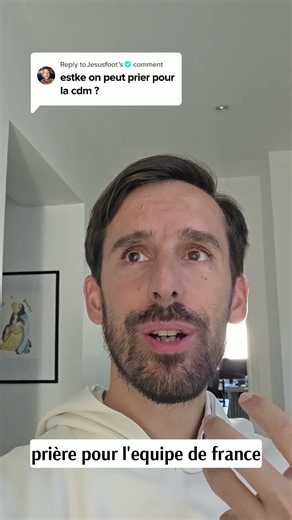 Can we pray for France to win the World Cup?
