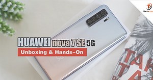 HUAWEI Nova 7 SE 5G sports a Kirin 820 5G chipset coupled with 8GB of RAM and 128GB of storage | Unboxing & Hands-On! | TechNave