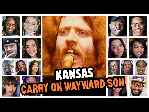 Kansas - Carry On Wayward Son - Reaction Compilation