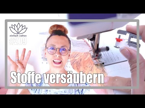 4 ways to finish fabrics (sewing machine and overlock) | Learn to sew easily